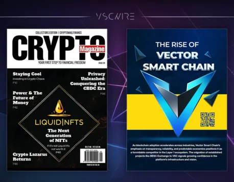 Vector Smart Chain to be featured in Crypto Magazine Issue 09