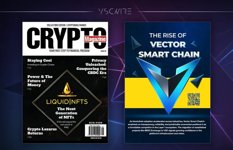 Vector Smart Chain to be featured in Crypto Magazine Issue 09