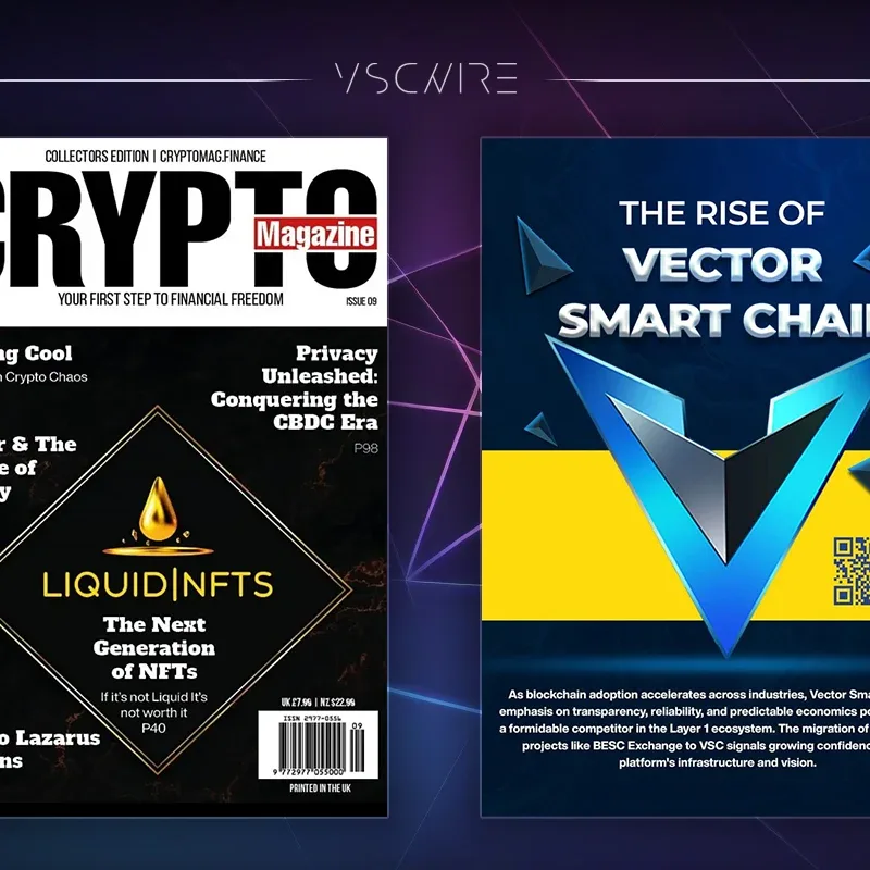 Vector Smart Chain to be featured in Crypto Magazine Issue 09